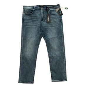 Liverpool Modern Straight Coolmax Denim Blue Jeans Mens Size 38x30 NEW Stitchfix
